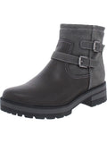 SOUL Naturalizer Womens North Faux Leather Latch Ankle Boots