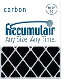 Accumulair Carbon 20x25x2 MERV 10 Odor Eliminating Air Filter (4 Pack)