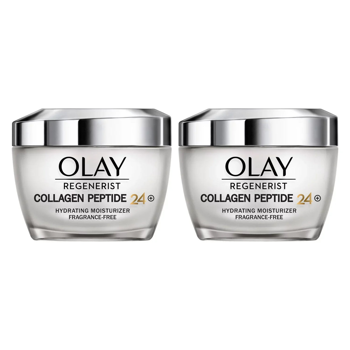 OLAY Regenerist Collagen Peptide 24+ Hydrating Moisturizer, 1.7 Oz, 2-Pack