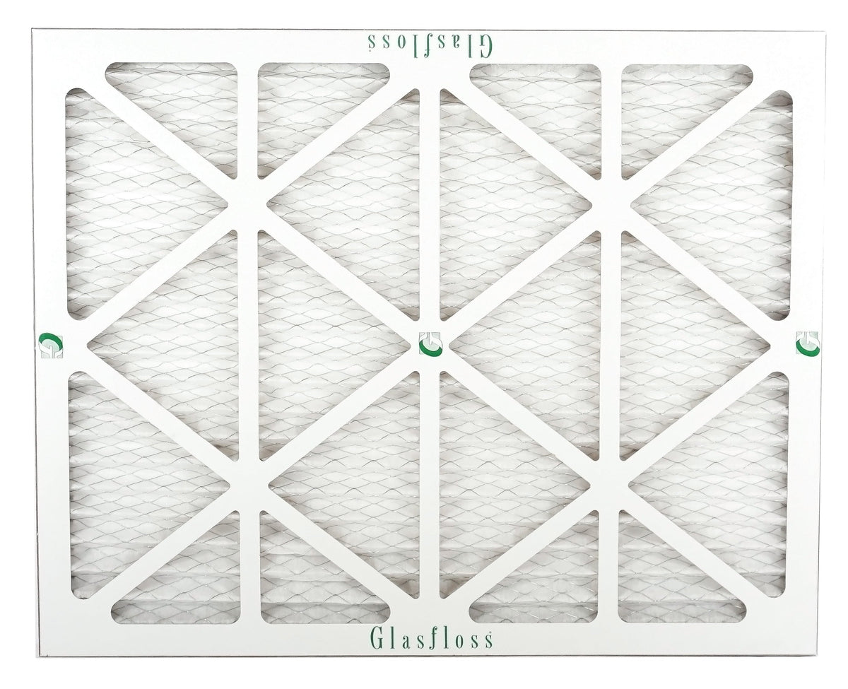 Glasfloss 15x30x1 - MERV 10 -Qty:4 - Furnace Air Filter - Made in USA (Actual Size: 14.5 x 29.5x7/8 inch)