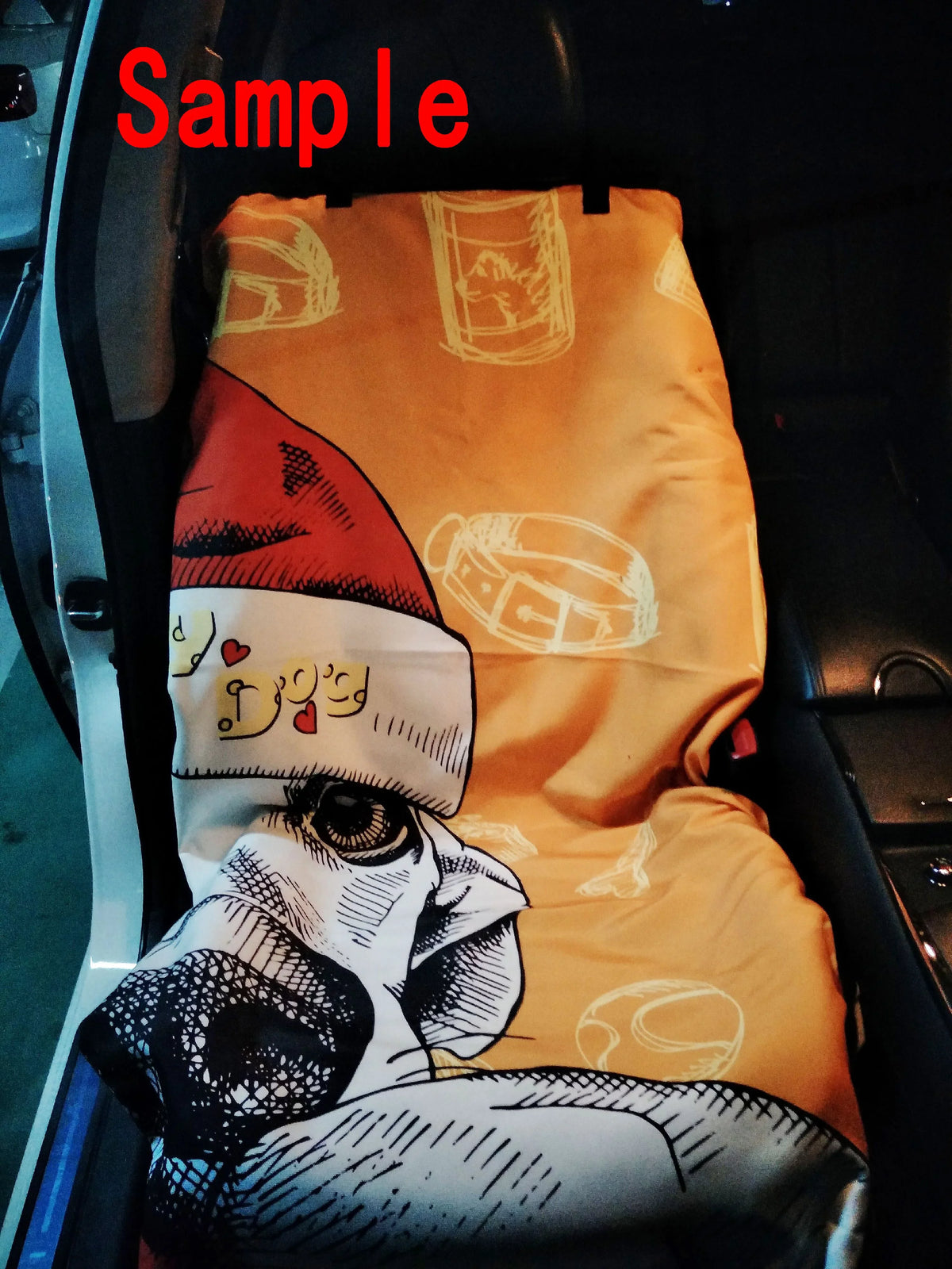 GCKG Dark Balck World Design Skull With Lacy Pattern Pet Car Seat Coating Dog Car Seat Mat Hammock Cargo Mat Trunk Mat For Cars Trucks and SUV 54x60 inches