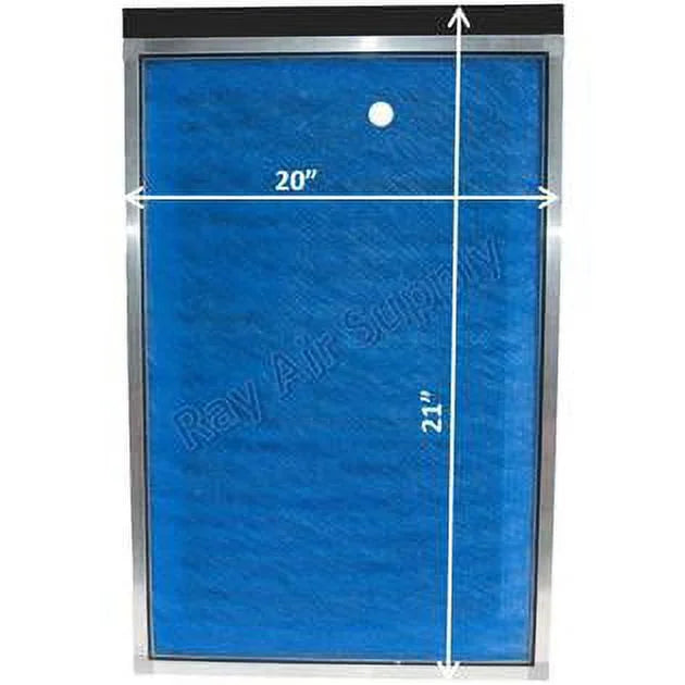 RAYAIR SUPPLY 20x21 Replacement Filter Pads Fitting with MicroPower Guard Air Cleaner (3 Pack) BLUE