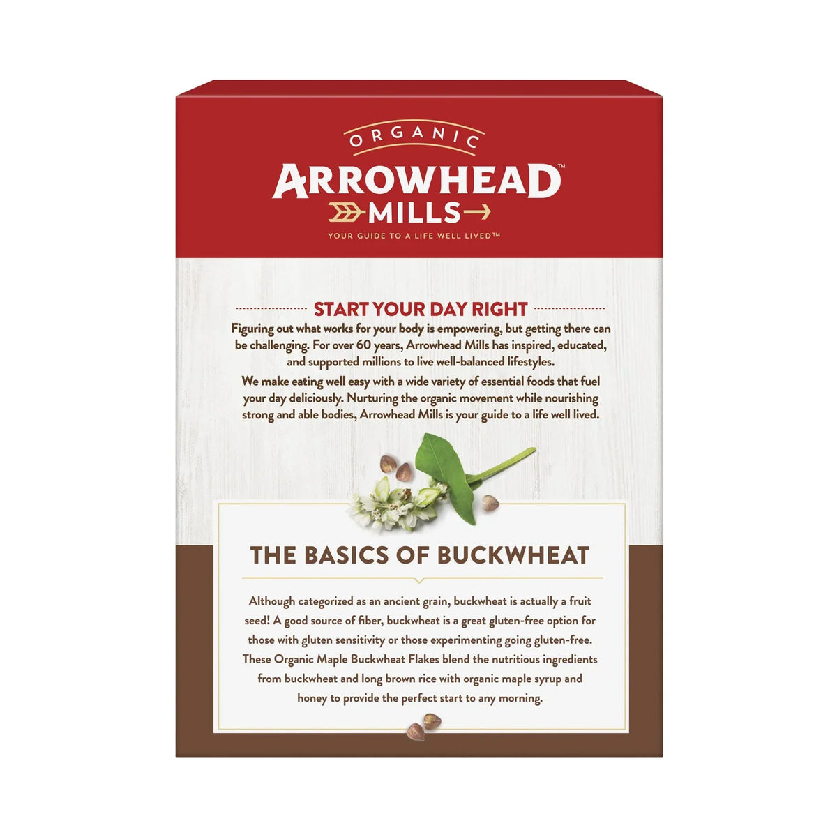 Arrowhead Mills Gluten-Free Organic Maple Buckwheat Flakes - 10 oz