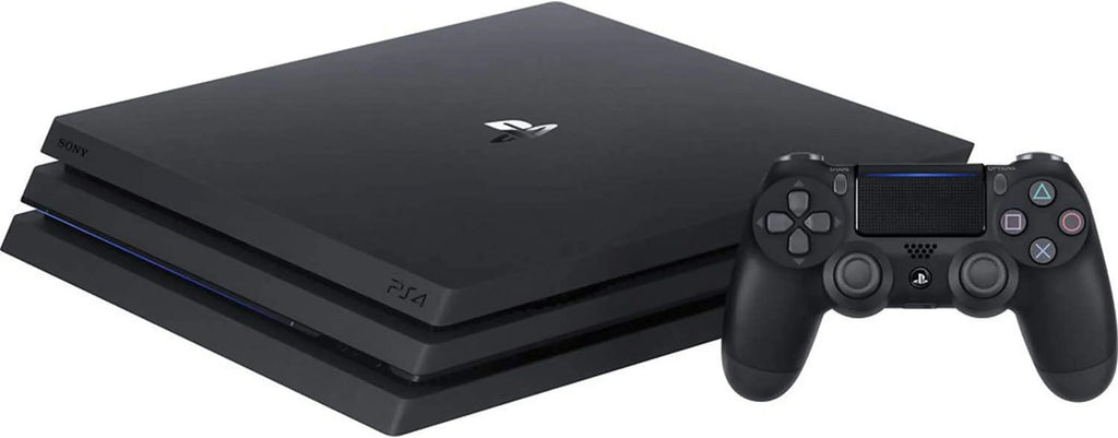 Pre-Owned Sony PlayStation 4 Pro 1TB Gaming Console Black HDMI Cable With BOLT AXTION Cleaning Kit Bundle (Refurbished: Like New)