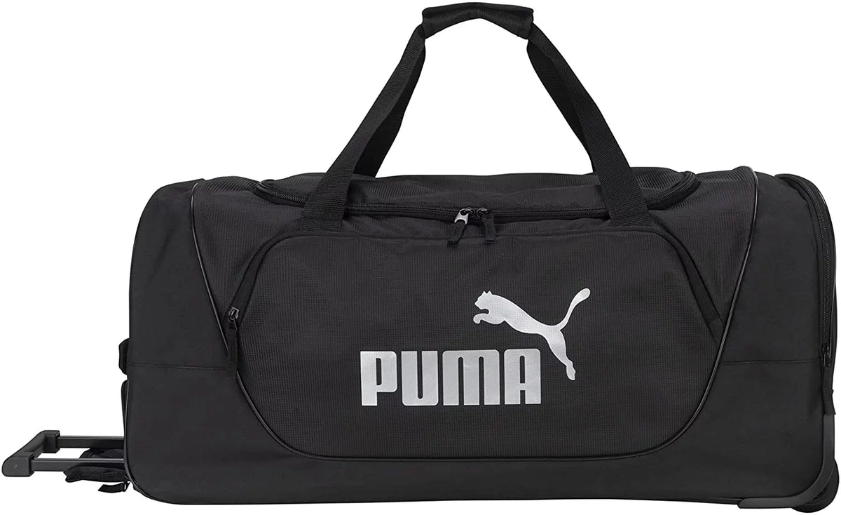 PUMA Evercat 28 Wanderer Rolling Duffel Bag One Size Black/Silver