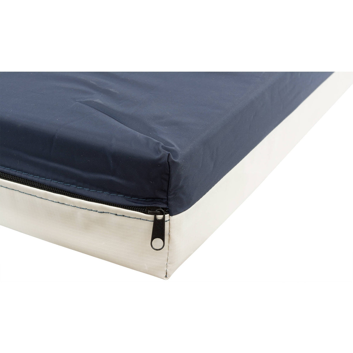 Roscoe Foam Wheelchair Cushion with Nylon Protection for Pain Relief (20'' x 18'' x 3'') Navy/Gray