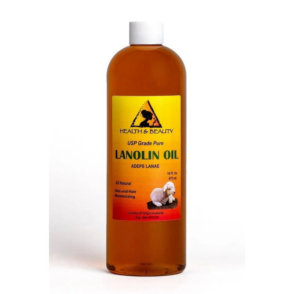 LANOLIN OIL USP GRADE PHARMACEUTICAL SKIN HAIR LIPS MOISTURIZING 100% PURE 48 OZ