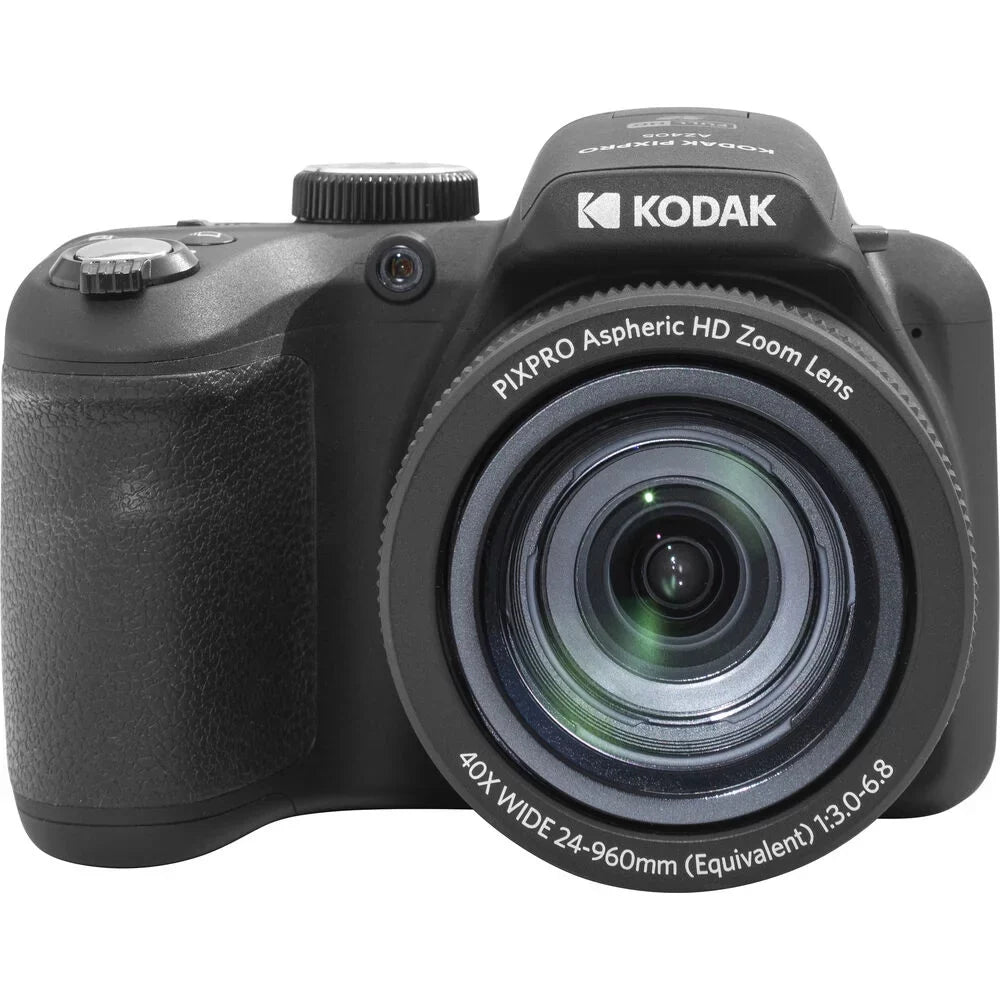 Open Box KODAK PIXPRO AZ405-BK 20MP Digital Camera 40x Optical Zoom 24mm Wide Angle Lens Optical Image Stabilization 1080P Full HD Video 3" LCD Vlogging Camera (Black)