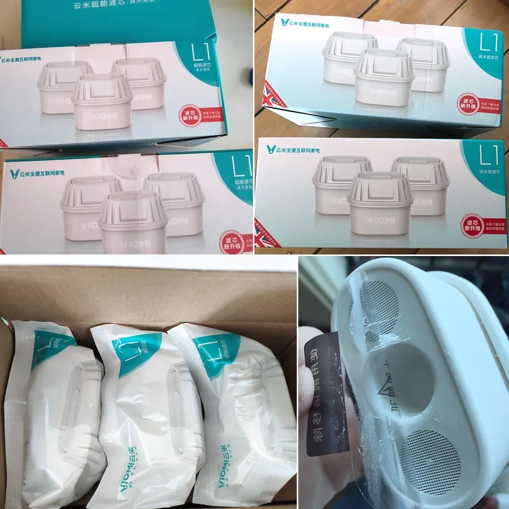 VIOMI Kettle,3 Pcs Filters Super Filter Kettle Seven Heavy Kettle Violet Heavy Water Filters Purification Kettle 3pcs Filters Kettle 3 Filters Super Water Dispenser 3pcs Radirus Kettle Water Filters
