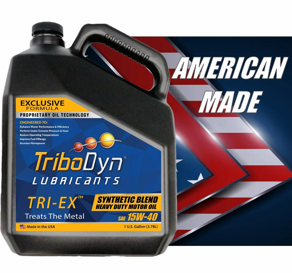TriboDyn TRI-EX Synthetic Blend 15W40 Diesel Oil - Gallon Bottle