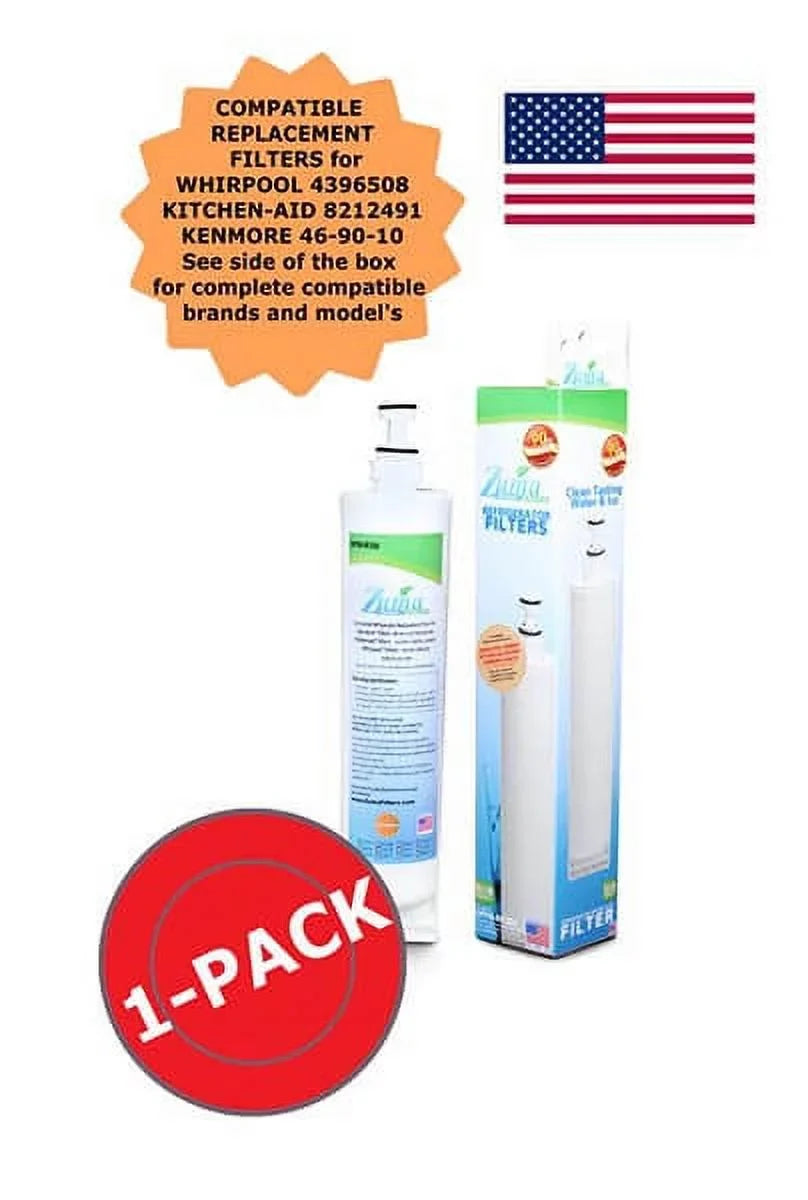 ZUMA Brand , Water and Ice Filter , Model # OPFW-RF300 , Fitting with Whirlpool® 4396510 - 1585 - Made in U.S.A.