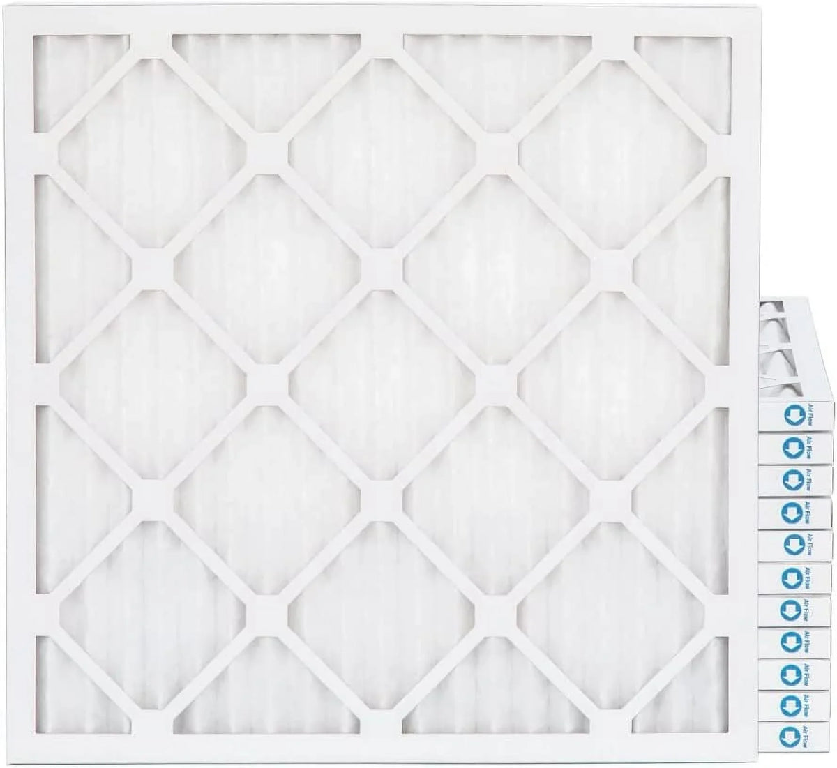 14X14x1 MERV 8 Pleated HV Furne Air Filters. Case Of 12. Size: 13-3/4 X 13-3/4 X 3/4