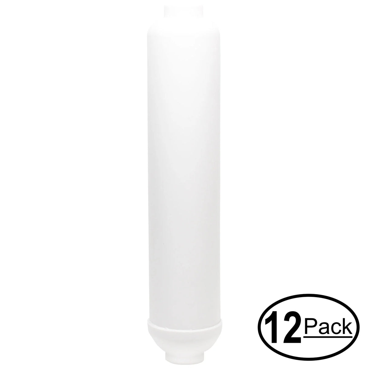 12-Pack Replacement for MaxWater 101084 Inline Filter Cartridge - Universal 10-inch Cartridge for MaxWater 9 Stages DI - Alkaline Mineral 50GPD Reverse Osmosis System - Denali Pure Brand