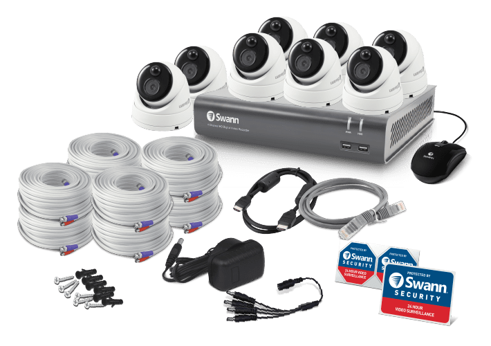 Swann 8 Camera 8 Channel 1080p Full HD DVR Security System - SWDVK-84580V8D