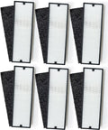 Nispira Particle/Carbon HEPA Filter Set For Blueair Sense+ Sense Air Purifier | Removes Smoke, Chemical VOCs, Odor, Pet Dander | 6 Sets