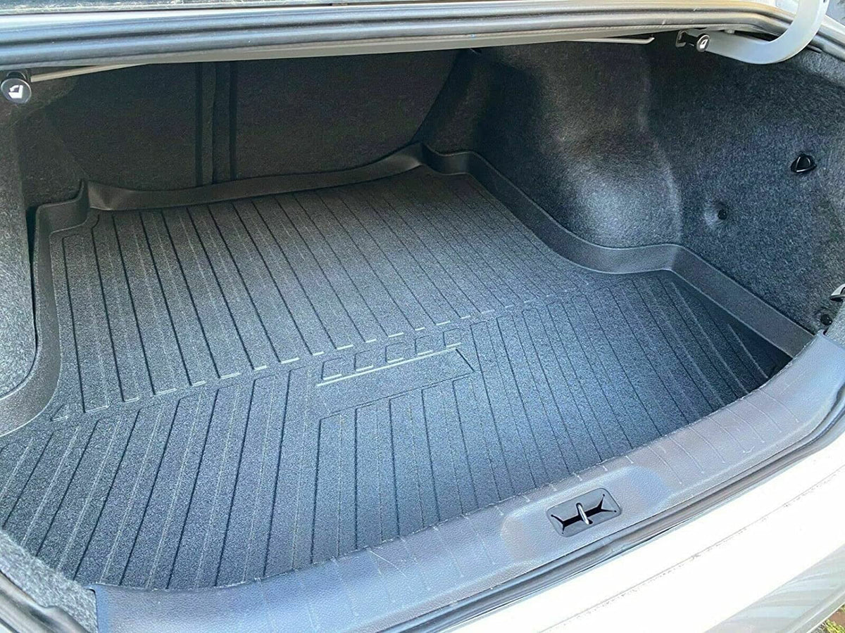EACCESSORIES EA Cargo Liner – Trunk Mat for Nissan Altima 2013-2023 – Durable Trunk Mats for Cars with Raised Lip – Non-Slip Car Trunk Mat Rubber – Easy to Install – Laser Pre-Cut Design