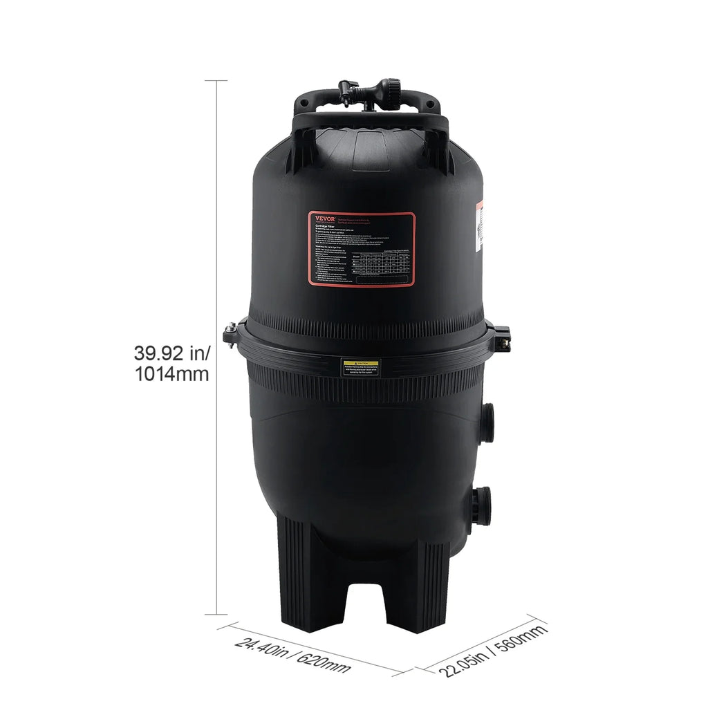 SKYSHALO 425Sq.Ft Pool Cartridge Filter In/Above Ground Swimming Pool Filtration