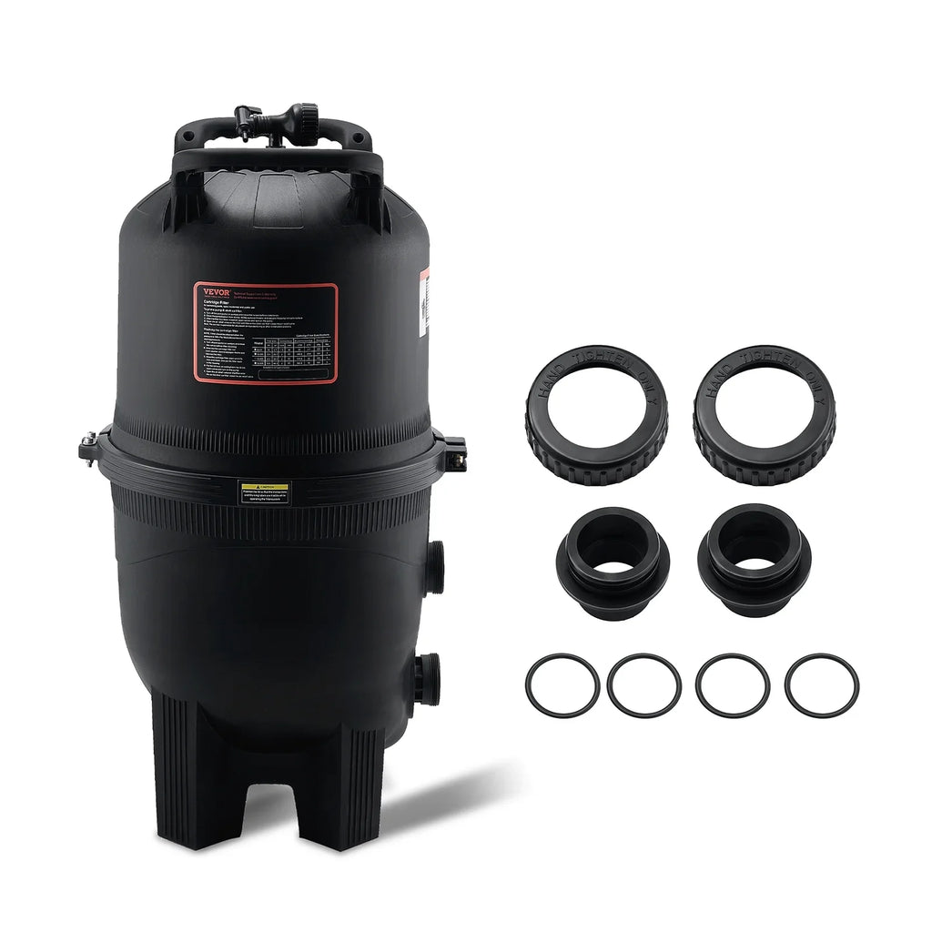 SKYSHALO 425Sq.Ft Pool Cartridge Filter In/Above Ground Swimming Pool Filtration