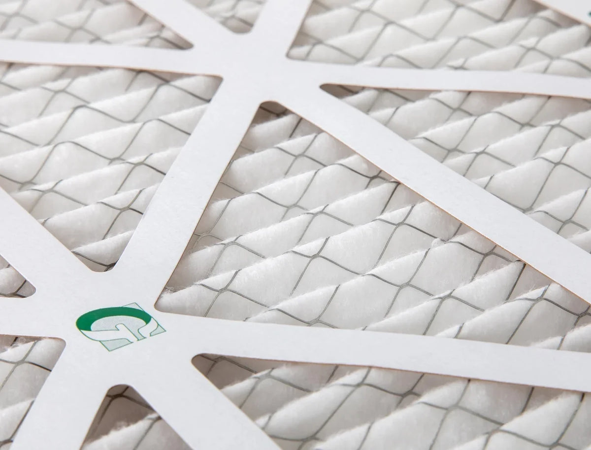 12x24x2 MERV 10 Pleated HVAC Air Filters by Glasfloss. ( Quantity 5 ) Exact Size: 11-3/8 x 23-3/8 x 1-3/4
