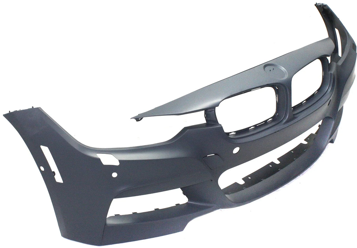 Front BUMPER Protection Fitting For BMW 3-SERIES 2013-2018 Primed with M Sport Line with HL with PDC Sensor Holes/Cam Sedan/Wagon
