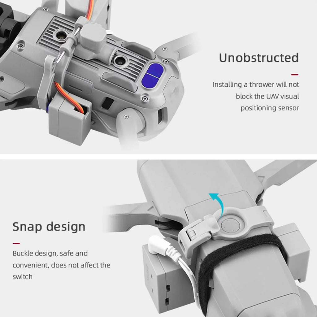 Follow Airdrop System Payload Airdrop Release Drop Device Kit Compitable With Mavic Air 2/Air 2s Wedding Proposal Delivery Device