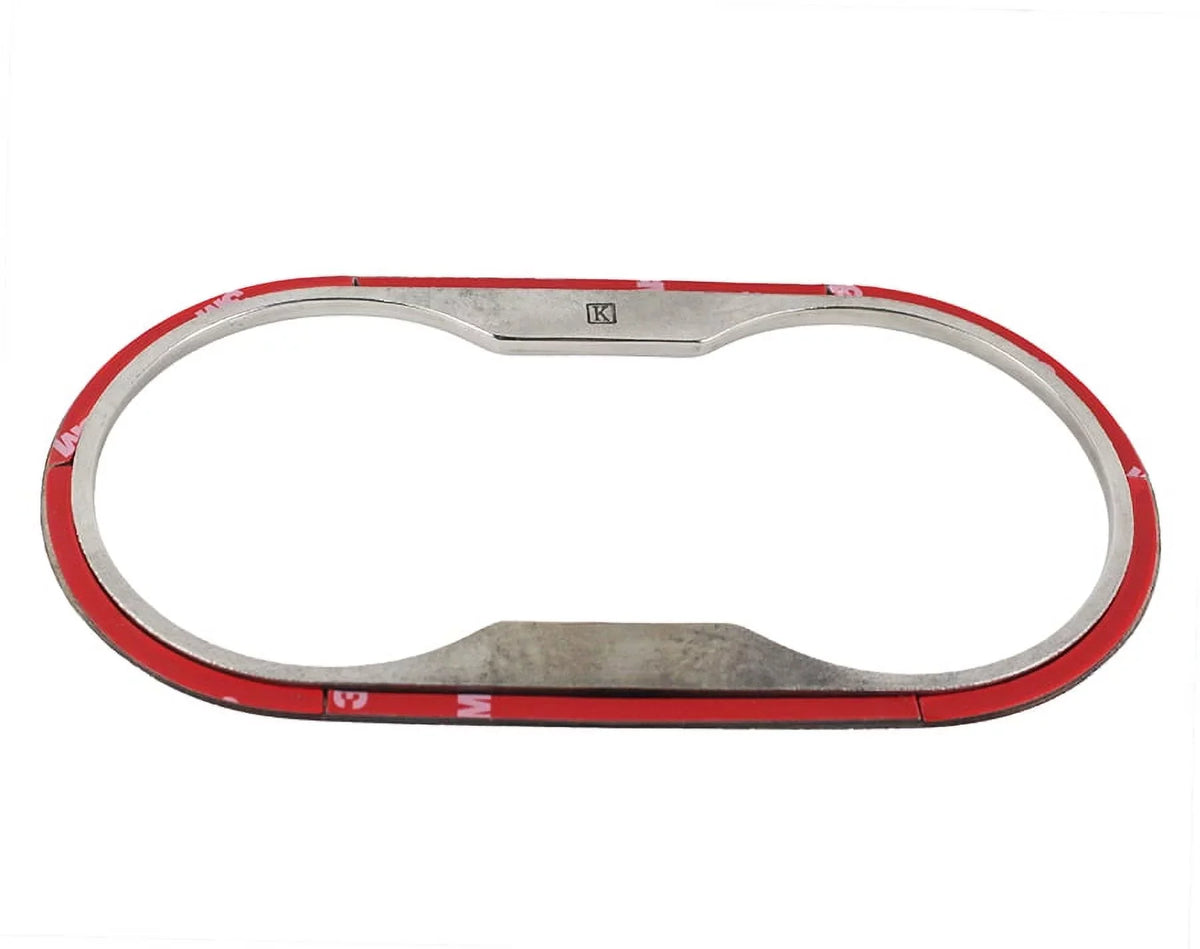 Kentrol 30002 Jeep Wrangler JK - 2007-10 Cup Holder Bezel Polished Stainless Steel
