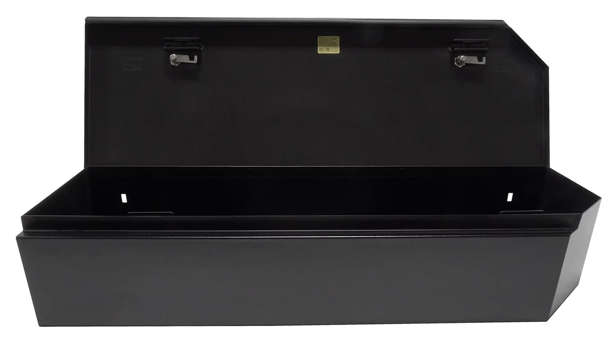 Tuffy Security Products 344-01 Under Seat Lockbox - 2/3 Length; Black; 2015-Current Ford F150 SuperCrew, 2017-Current Ford SuperDuty SuperCrew