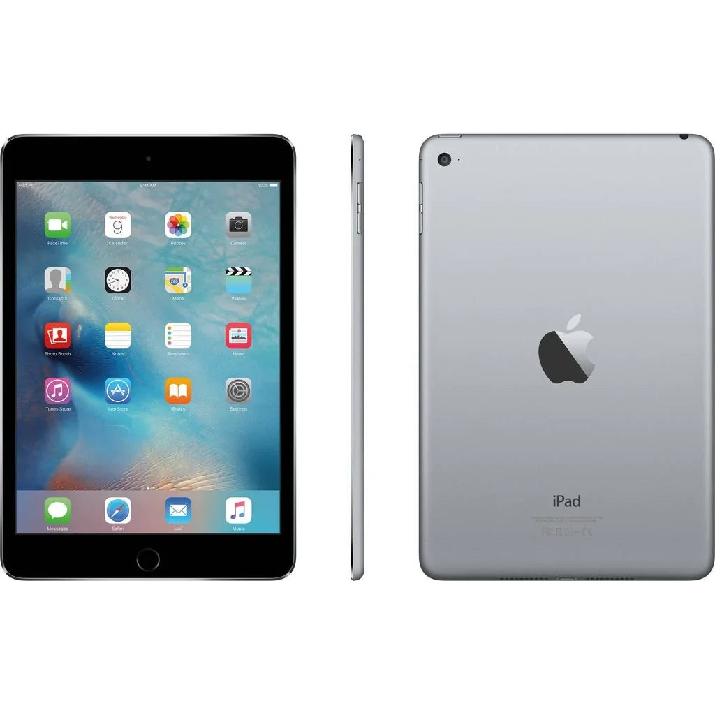 Restored Apple Ipad Mini 4th Gen - 7.9" Apple A8 Dual- 2GB RAM 64GB Storage - Wifi+Cellular Pre-Owned