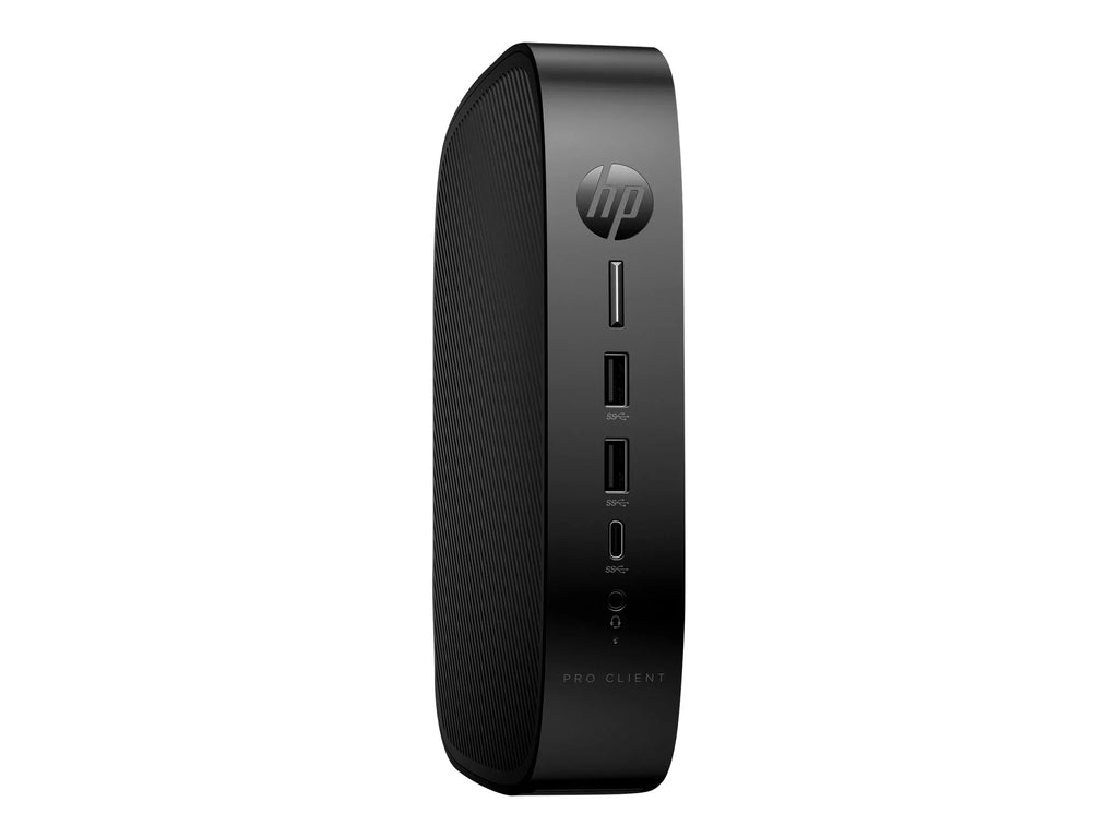 HP Pro t550 - Thin client - USFF - 1 x Celeron J6412 / 2 GHz - RAM 8 GB - flash 64 GB - eMMC - UHD Graphics - GigE, Bluetooth 5.2 - WLAN: 802.11a/b/g/n/ac/ax, Bluetooth 5.2 - Win 10 IoT Enterprise 2021 LTSC - monitor: none - keyboard: US - Smart Buy