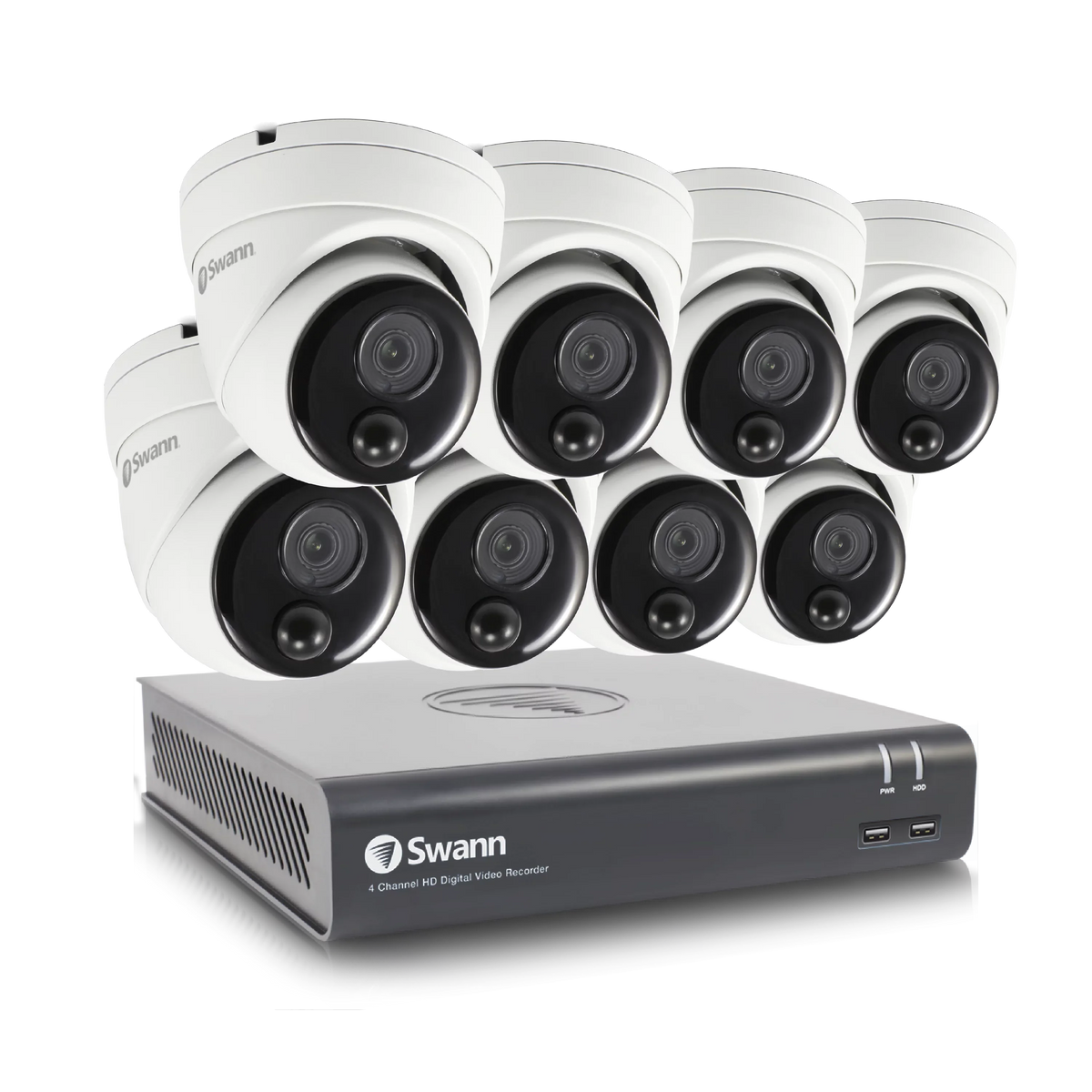 Swann 8 Camera 8 Channel 1080p Full HD DVR Security System - SWDVK-84580V8D