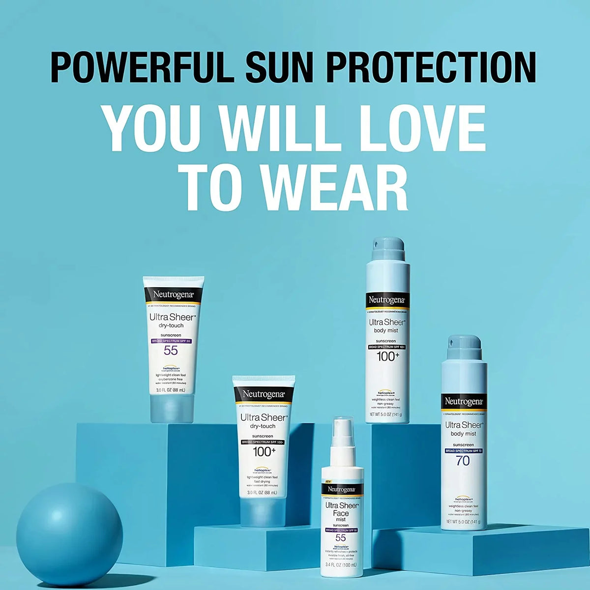 NEUTROGENA ULTRA SHEER SPF55 3OZ