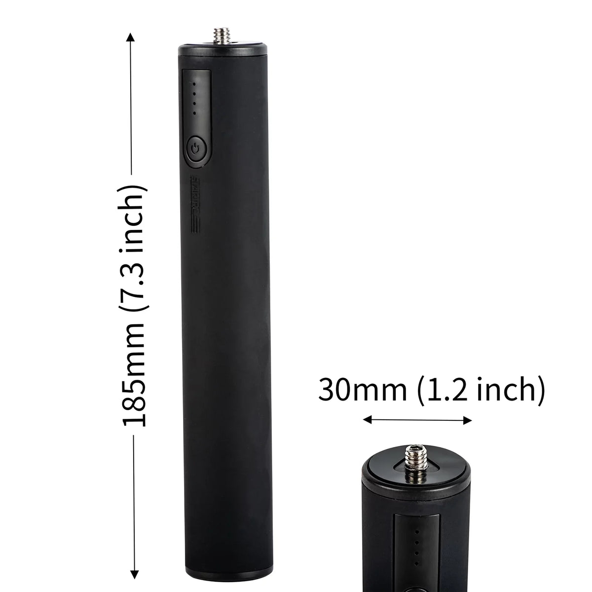 Walmeck Multifunctional Power Bank Handle Grip with 6000mAh Large Capacity Battery 1/4 Inch Screw USB Charging Port Replacement for Action 2 OSMO Action FIMI PALM 2 FIMI PALM GoPro hero 8 9 10 ON