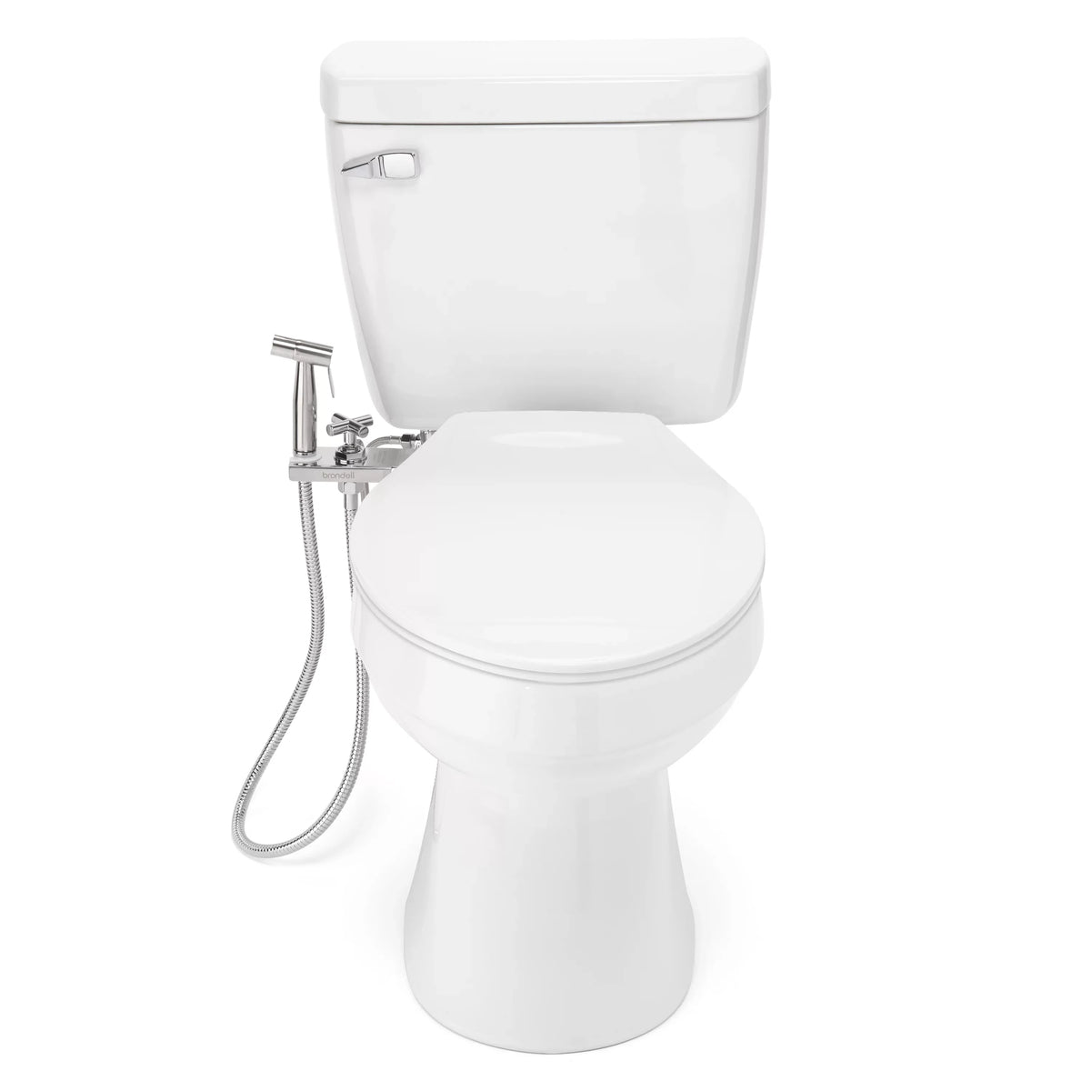 Brondell CleanSpa Luxury Hand-Held Bidet Sprayer and Holster with Integrated Shut off, Stainless Steel