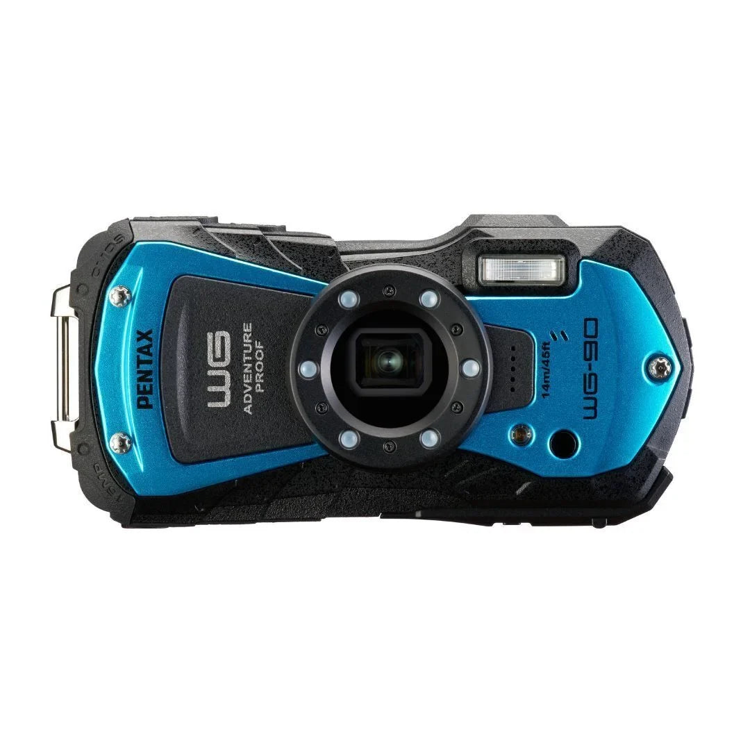 Ricoh Imaging PENTAX WG-90 All Condition Adventure Compact Camera with Tough Body Construction, Exceptional Image Caliber and Underwater Shooting Mode (Blue)