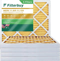 Filterbuy 17x17x2 MERV 11 Pleated HVAC AC Furnace Air Filters (5-Pack)