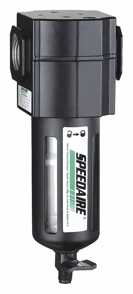 Speedaire Filter,1/2" NPT,70 cfm,5 micron 4ZL42