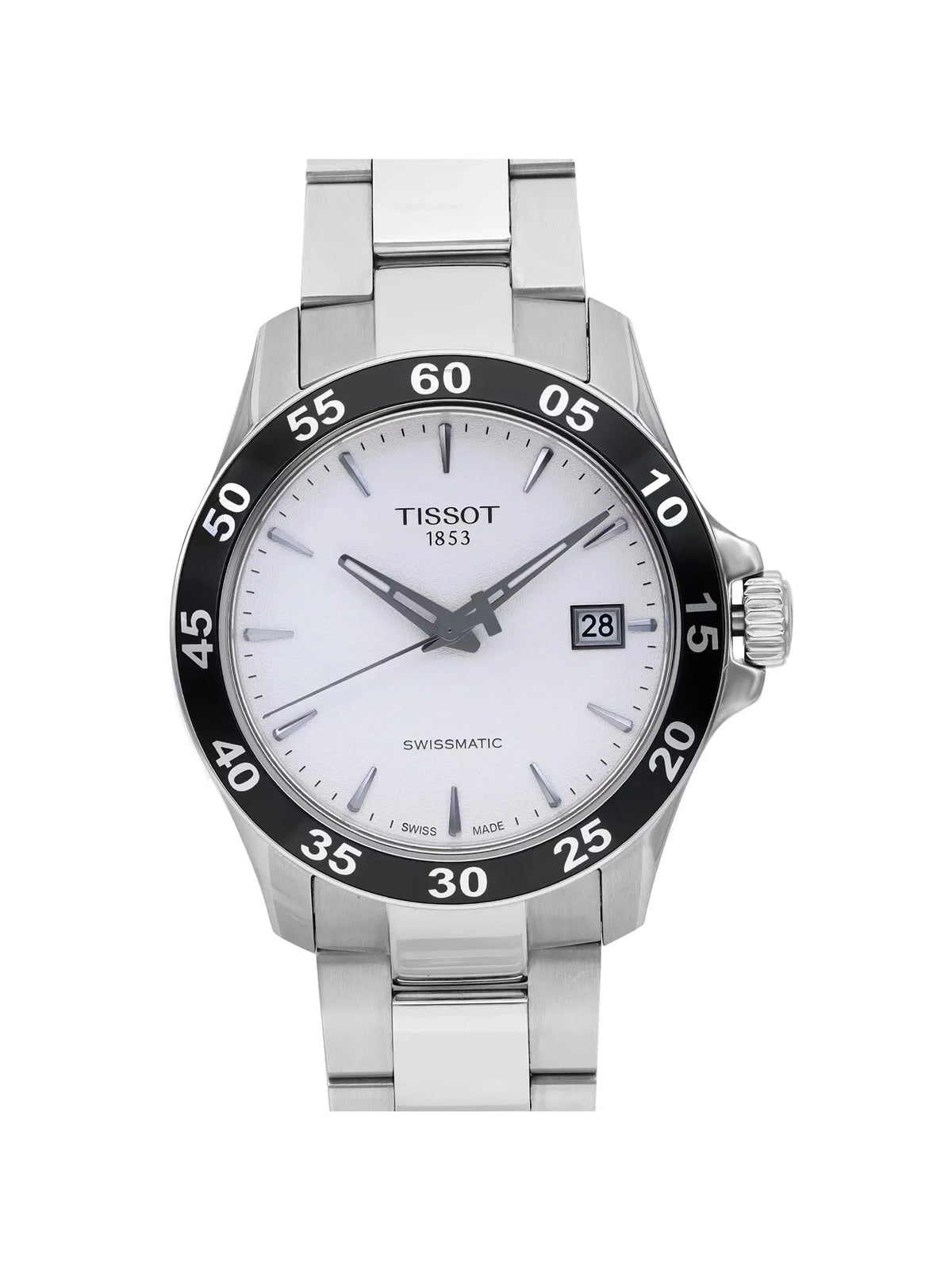 Tissot V8 Swissmatic Steel Silver Dial Men Automatic Watch T106.407.11.031.00