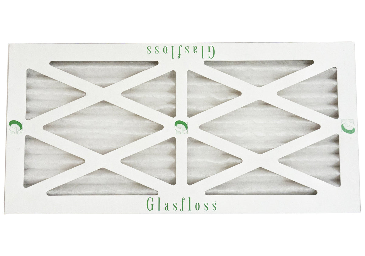 Glasfloss 12x18x1 - MERV 10 -Qty:12 - Furnace Air Filter - Made in USA (Actual Size: 11.5 x 17.5x7/8 inch)