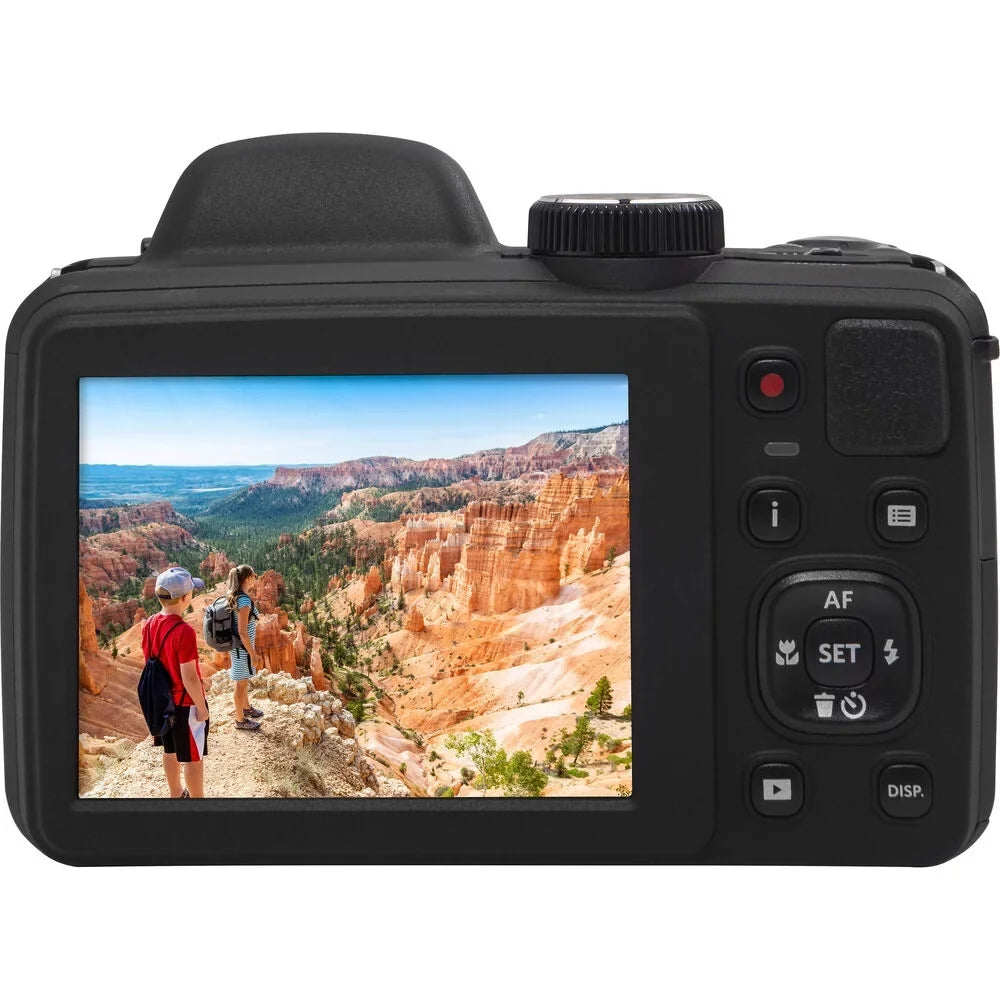 Open Box KODAK PIXPRO AZ405-BK 20MP Digital Camera 40x Optical Zoom 24mm Wide Angle Lens Optical Image Stabilization 1080P Full HD Video 3" LCD Vlogging Camera (Black)