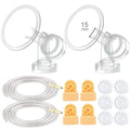 Maymom Pump Parts Fitting with Medela Pump in Style Pumps Not for Pump in Style with MaxFlow (15mm Flanges)