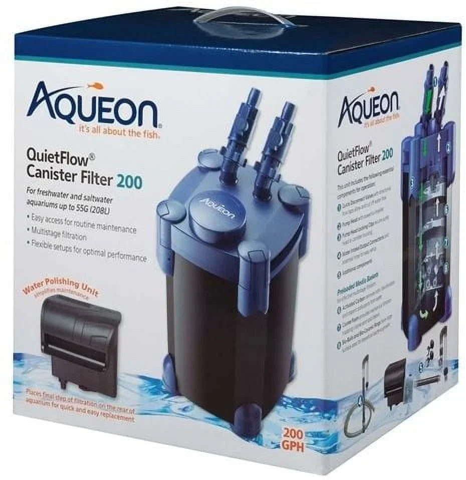 Aqueon [Aquarium, Filters Canister (External)] Aqueon QuietFlow Canister Filter 200