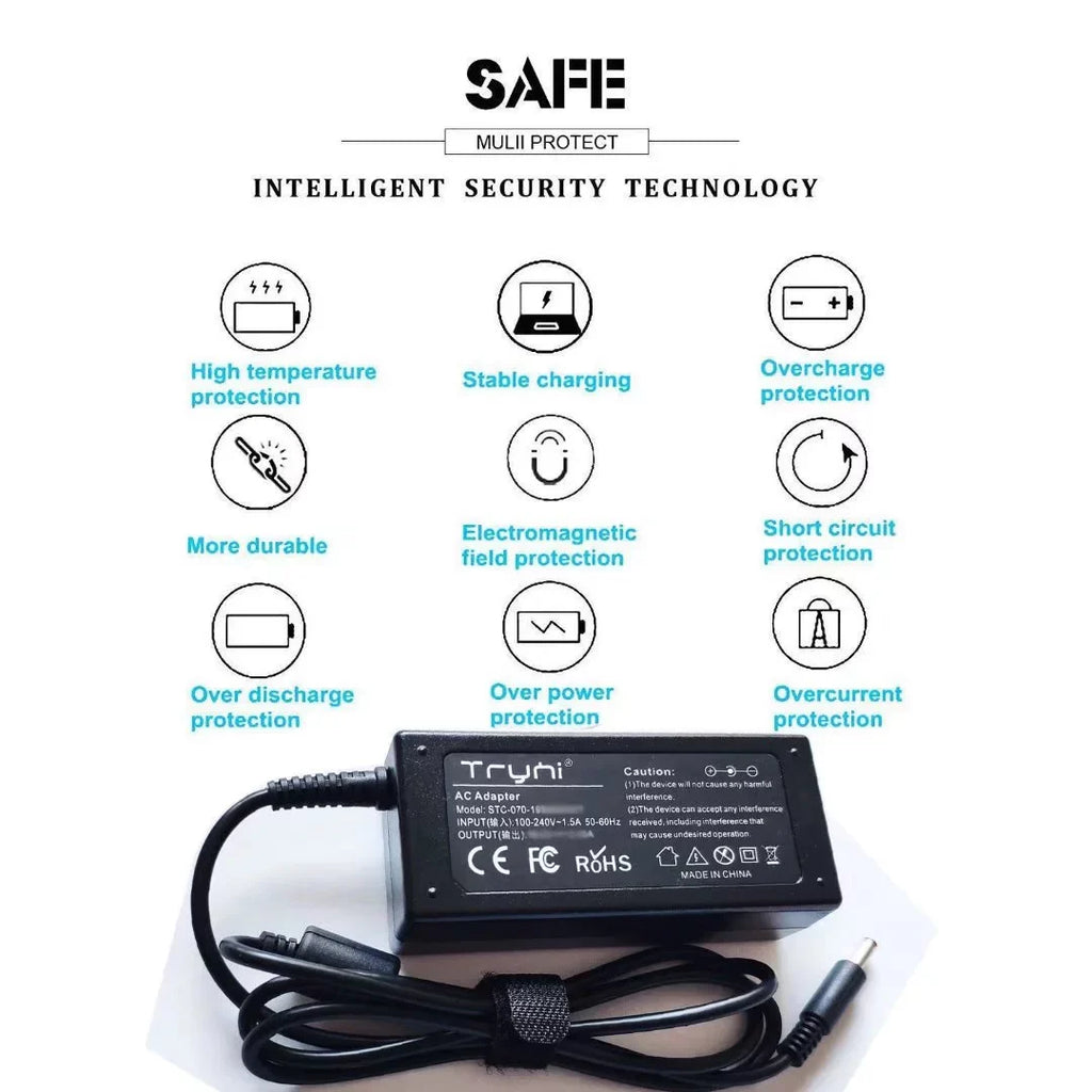 AC Power Adapter for HP ZBook 14 G2 15u G2 UltraSlim 2013 Docking Station UltraSlim Dock 2013 US Officejet 100 150 Mobile Printer EliteOne EliteDesk 800 G2 G1 TPC-LA58 Charger Power Cord Supply New