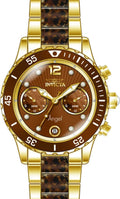 Invicta Women's Angel Brown Steel Bracelet & Case Quartz Analog Watch 24706