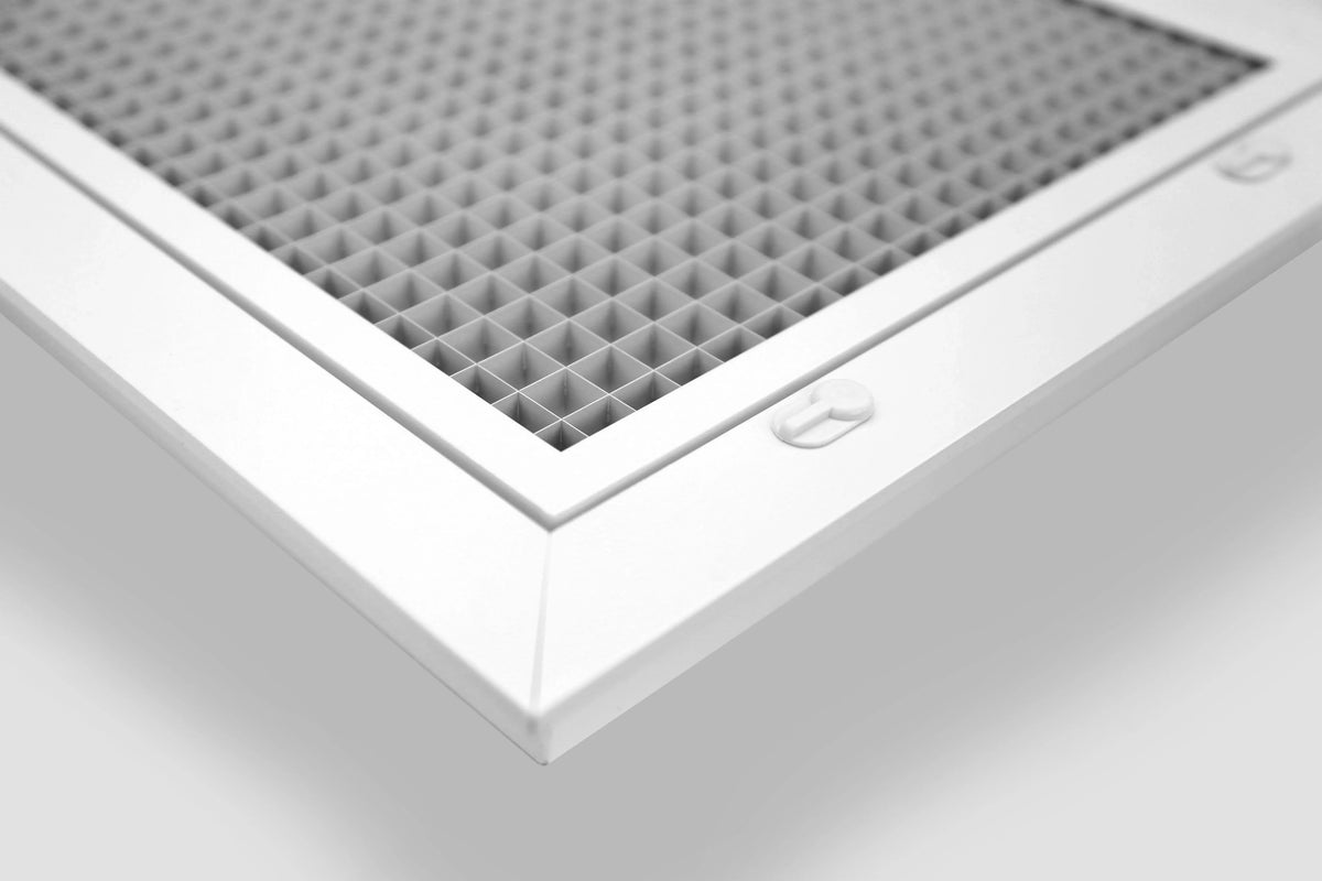 16" x 20" Cube Eggcrate Return Air Filter Grille for 1" Filter