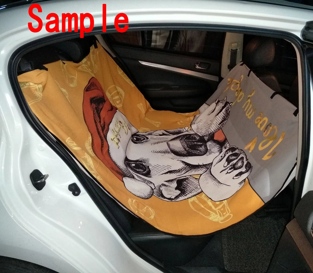 GCKG Dark Balck World Design Skull With Lacy Pattern Pet Car Seat Coating Dog Car Seat Mat Hammock Cargo Mat Trunk Mat For Cars Trucks and SUV 54x60 inches