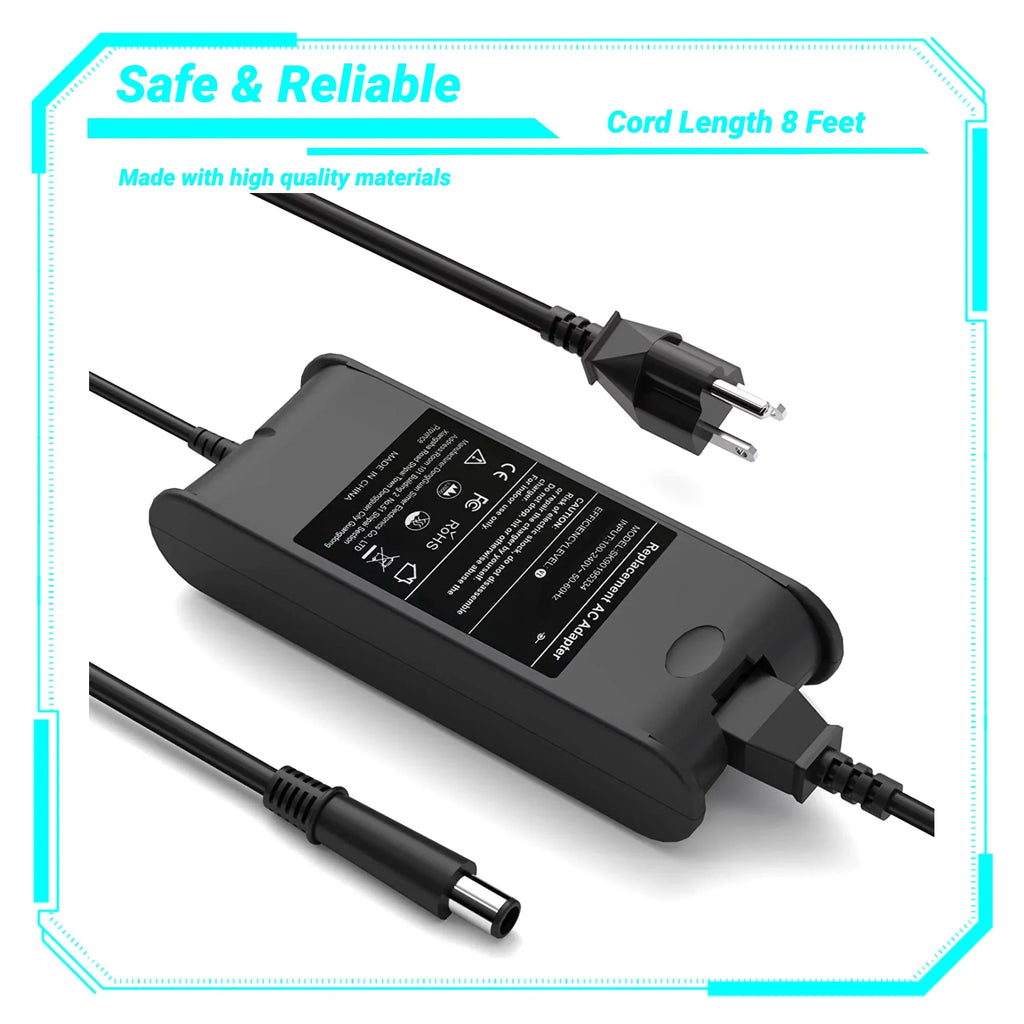 KONKIN BOO Fitting Laptop AC Power Adapter Cord Charger Replacement for D630