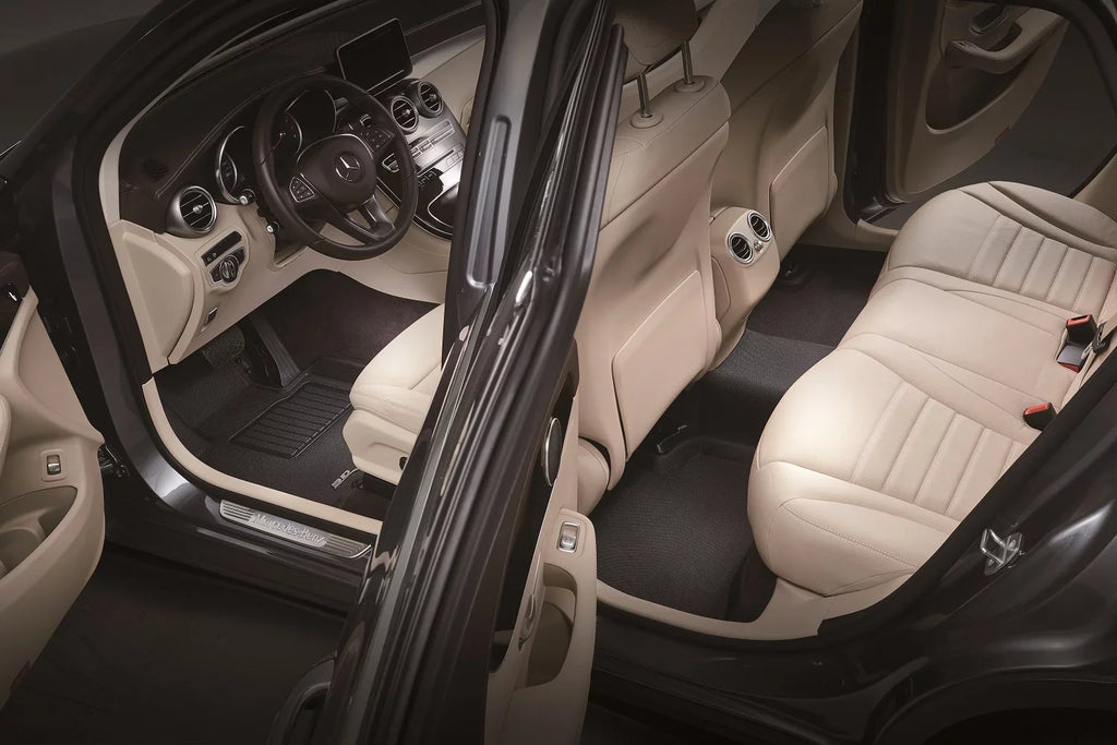3D MAXpider KAGU Floor Mat (BLACK) Suitable with HYUNDAI KONA ELECTRIC 2019-2023 - Full Set