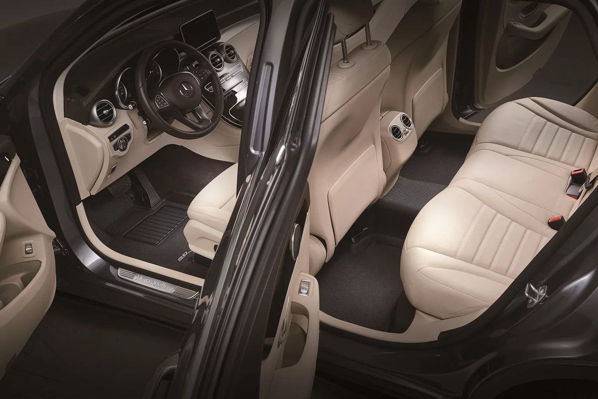 3D MAXpider KAGU Floor Mat (BLACK) Suitable with HYUNDAI KONA ELECTRIC 2019-2023 - Full Set