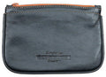 4th Generation Kenzo Black Italian Caliber Leather Zipper Tobacco Pouch - 7955