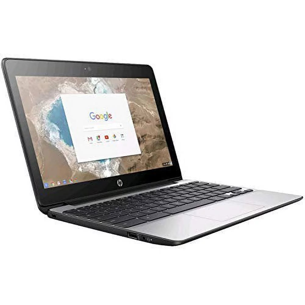 Restored HP 1FX82UT#ABA Chromebook 11 G5 EE 11.6 inches 1366 x 768 Celeron N3060 Dual core (2 ) 1.60 GHz 4 GB RAM 16 GB SSD 16 GB Flash Memory Chrome OS HD Graphics 400 (Refurbished)
